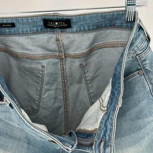 Talbots flawless five pocket jeans fabulous stretch straight leg - Picture 8 of 10